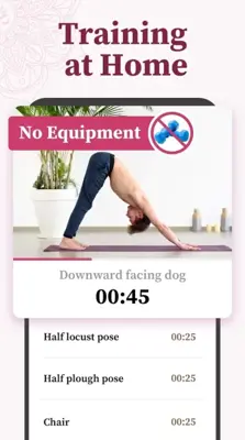 Yoga for Weight Loss android App screenshot 2